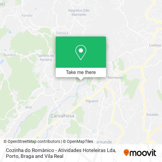 Cozinha do Românico - Atividades Hoteleiras Lda map