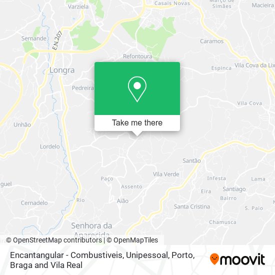 Encantangular - Combustiveis, Unipessoal mapa