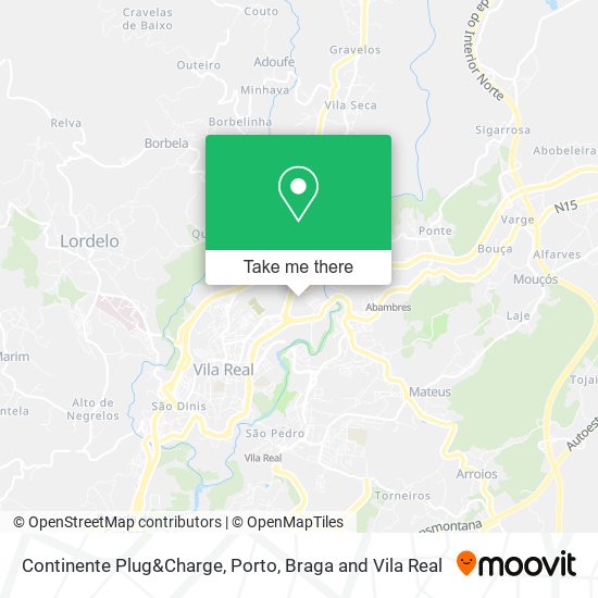 Continente Plug&Charge map