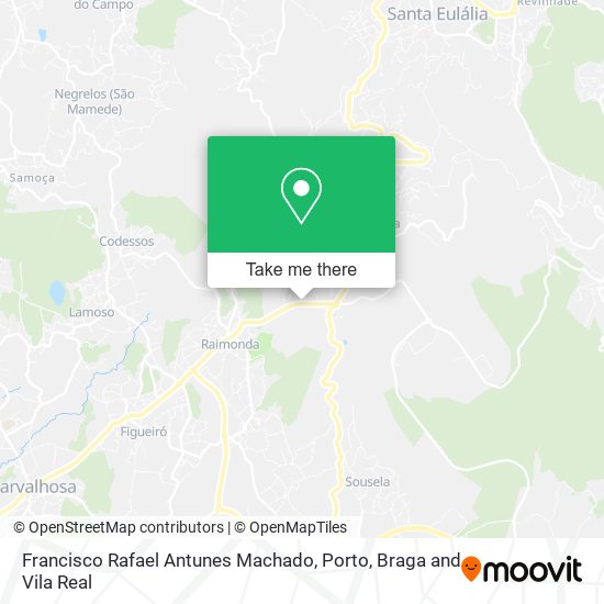 Francisco Rafael Antunes Machado map