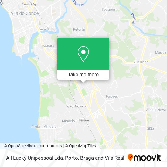 All Lucky Unipessoal Lda map