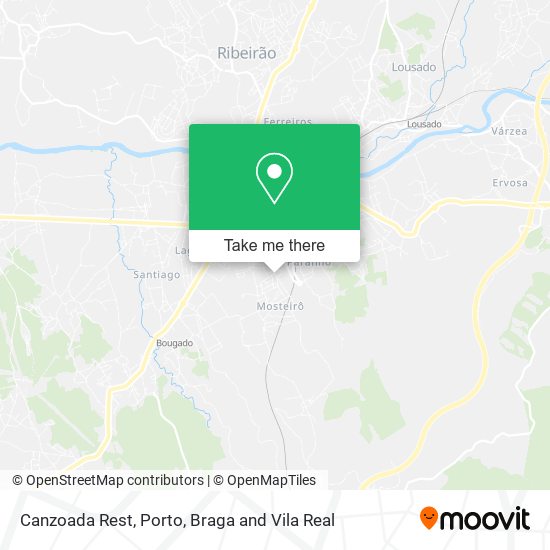 Canzoada Rest mapa
