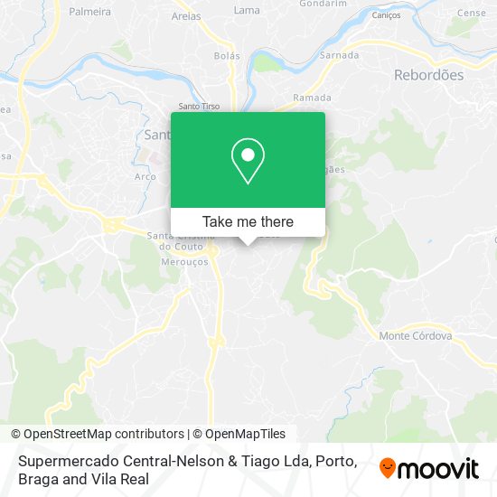 Supermercado Central-Nelson & Tiago Lda mapa