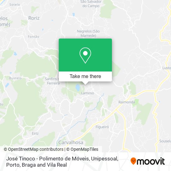 José Tinoco - Polimento de Móveis, Unipessoal map
