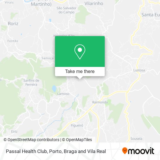 Passal Health Club map