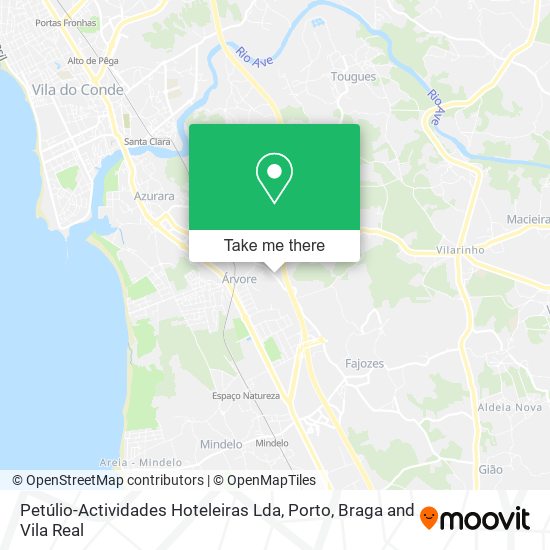 Petúlio-Actividades Hoteleiras Lda mapa