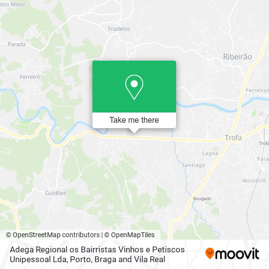 Adega Regional os Bairristas Vinhos e Petiscos Unipessoal Lda map