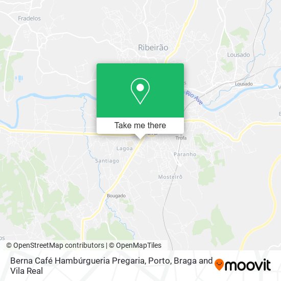Berna Café Hambúrgueria Pregaria map