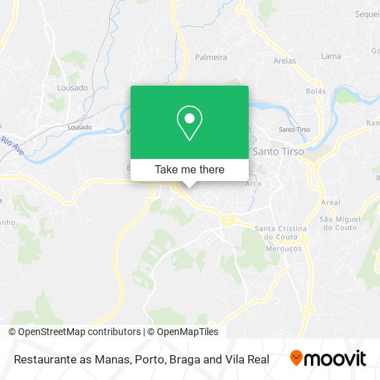 Restaurante as Manas map