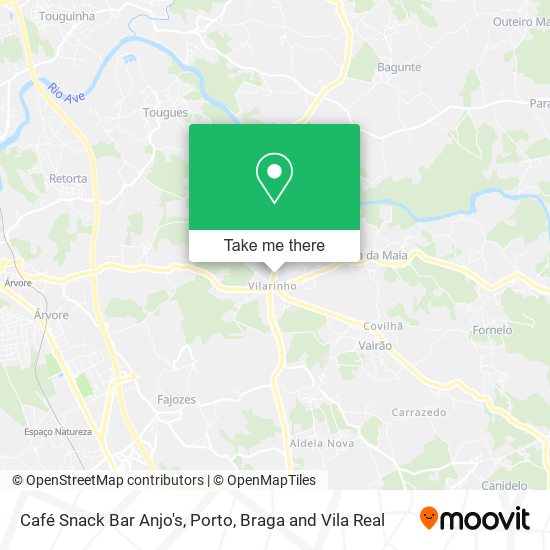 Café Snack Bar Anjo's map