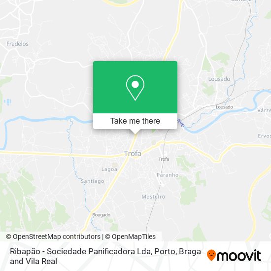 Ribapão - Sociedade Panificadora Lda map
