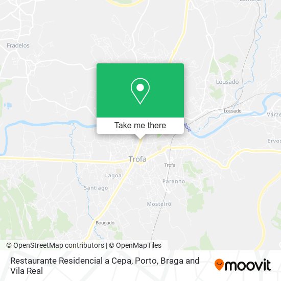 Restaurante Residencial a Cepa map