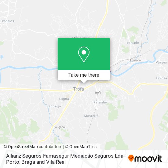Allianz Seguros-Famasegur Mediação Seguros Lda map