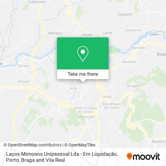 Laços Mimosos Unipessoal Lda - Em Liquidação mapa