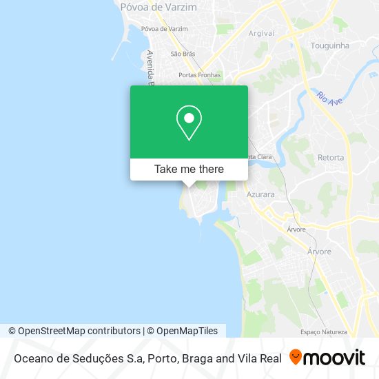 Oceano de Seduções S.a mapa
