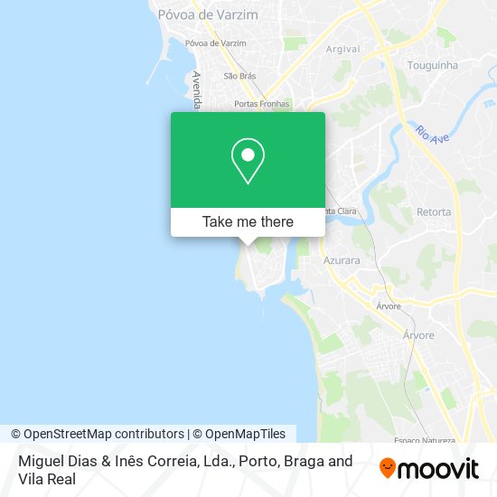 Miguel Dias & Inês Correia, Lda. mapa