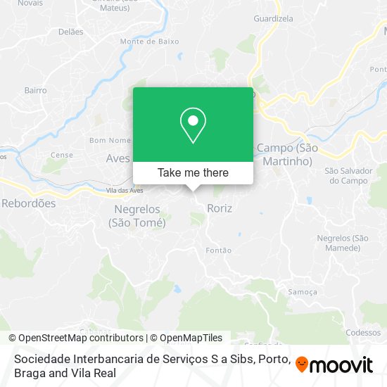 Sociedade Interbancaria de Serviços S a Sibs map