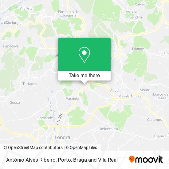 António Alves Ribeiro map