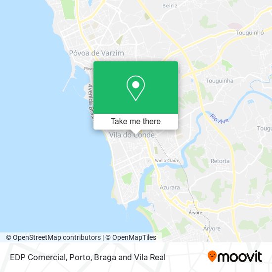 EDP Comercial map