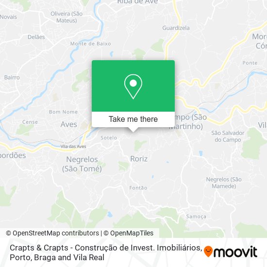 Crapts & Crapts - Construção de Invest. Imobiliários map