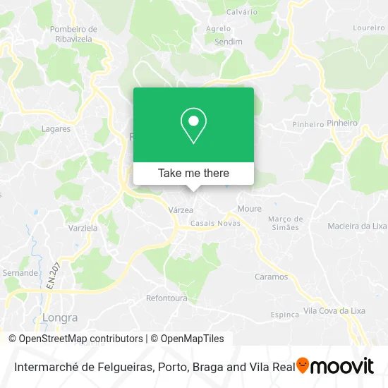 Intermarché de Felgueiras map