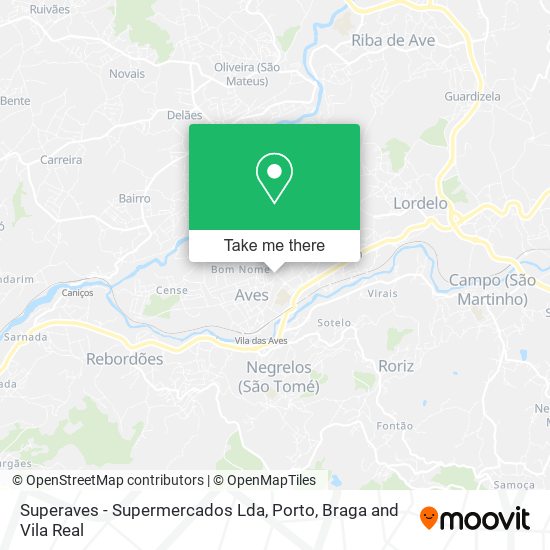 Superaves - Supermercados Lda mapa