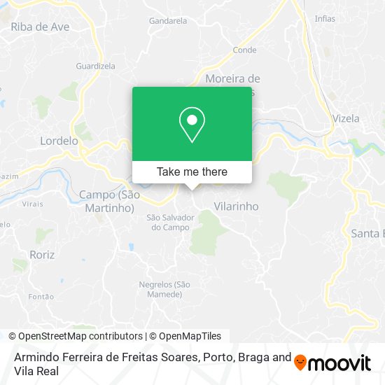 Armindo Ferreira de Freitas Soares map