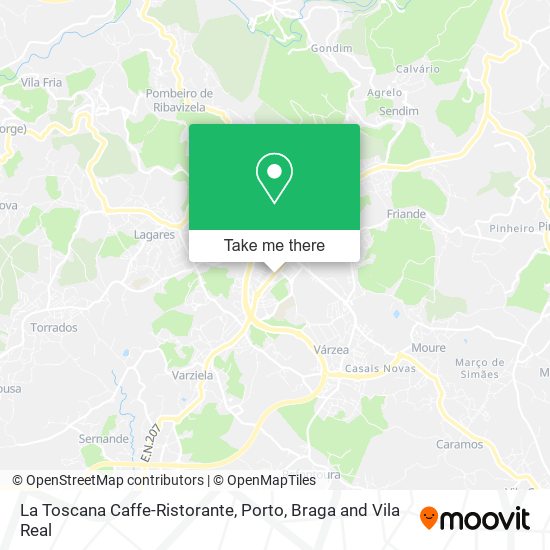 La Toscana Caffe-Ristorante map