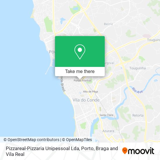 Pizzareal-Pizzaria Unipessoal Lda map