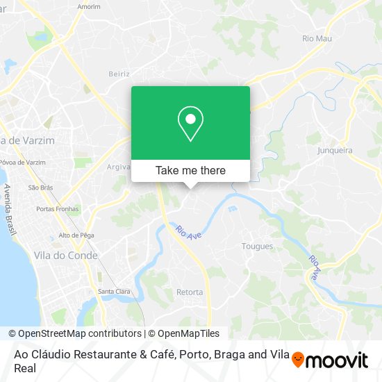 Ao Cláudio Restaurante & Café map