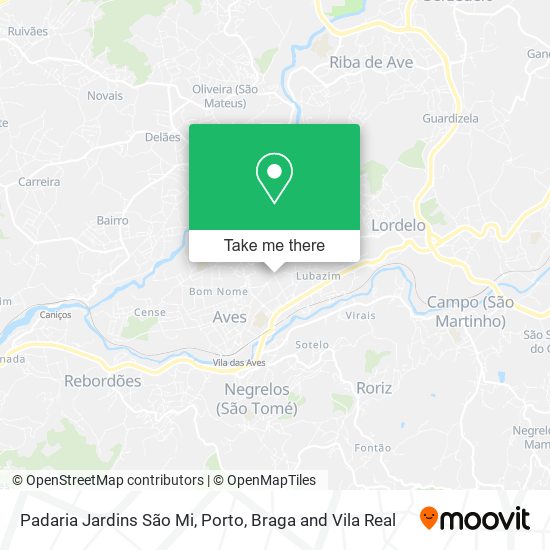Padaria Jardins São Mi map