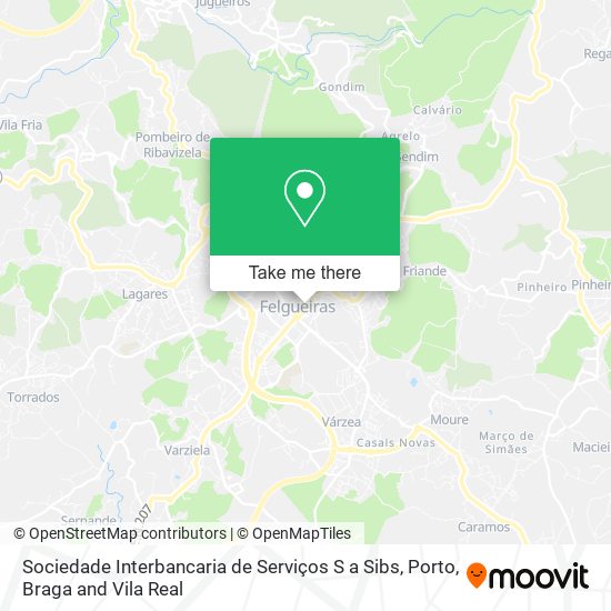 Sociedade Interbancaria de Serviços S a Sibs map