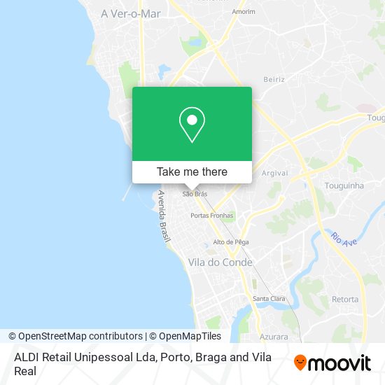 ALDI Retail Unipessoal Lda map