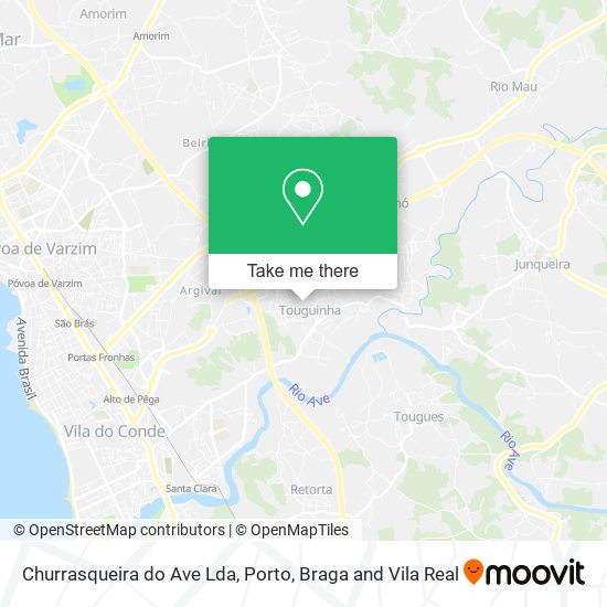 Churrasqueira do Ave Lda mapa