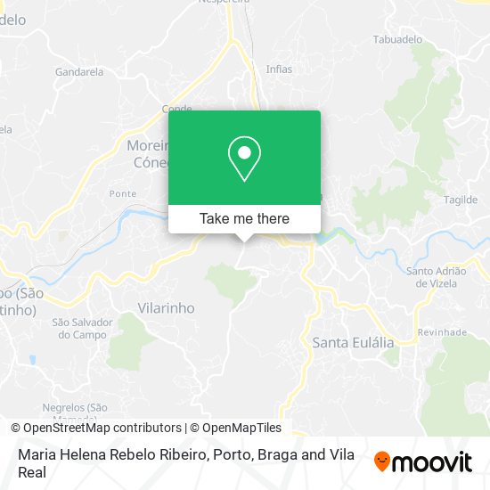 Maria Helena Rebelo Ribeiro map