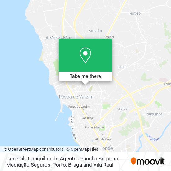 Generali Tranquilidade Agente Jecunha Seguros Mediação Seguros map