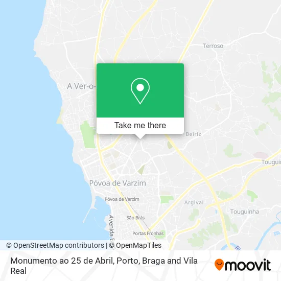 Monumento ao 25 de Abril map