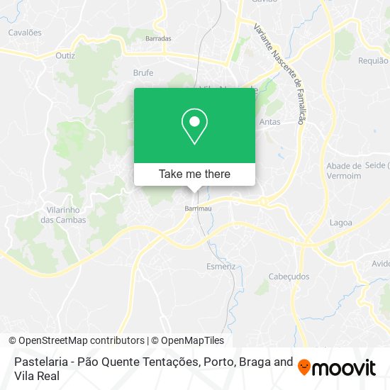 Pastelaria - Pão Quente Tentações map