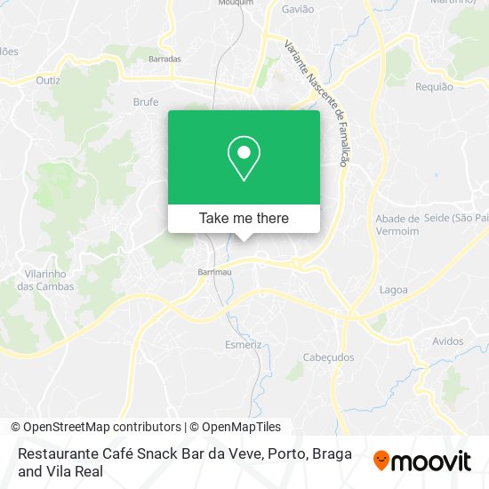 Restaurante Café Snack Bar da Veve map