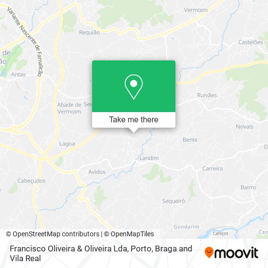 Francisco Oliveira & Oliveira Lda mapa