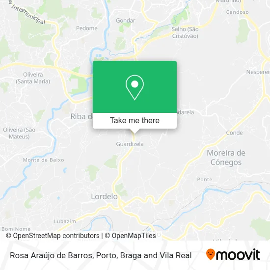 Rosa Araújo de Barros map