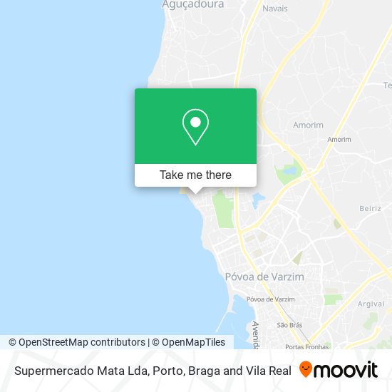 Supermercado Mata Lda mapa