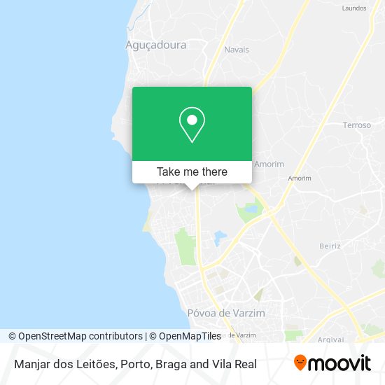Manjar dos Leitões mapa