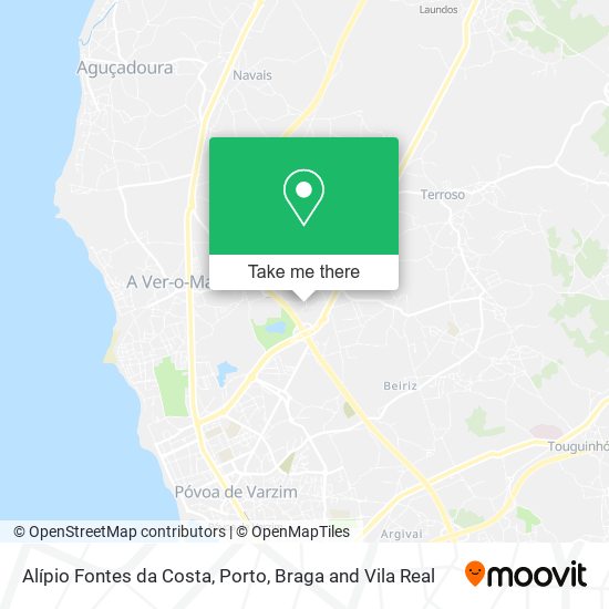 Alípio Fontes da Costa mapa