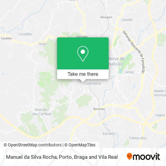 Manuel da Silva Rocha mapa