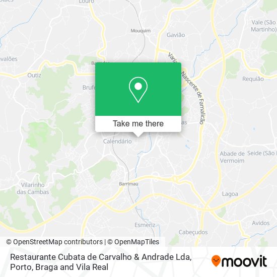 Restaurante Cubata de Carvalho & Andrade Lda map