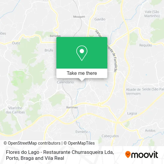 Flores do Lago - Restaurante Churrasqueira Lda map