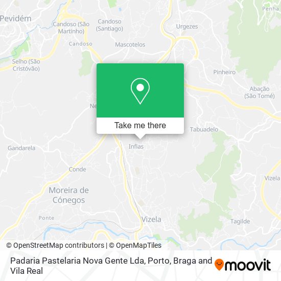 Padaria Pastelaria Nova Gente Lda map
