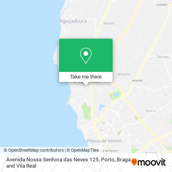 Avenida Nossa Senhora das Neves 125 map