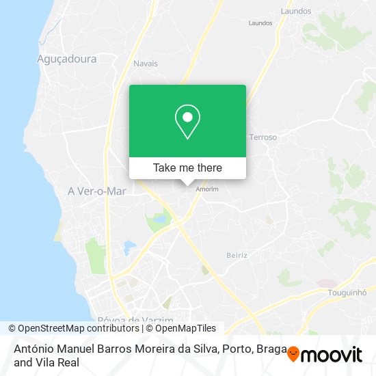 António Manuel Barros Moreira da Silva mapa